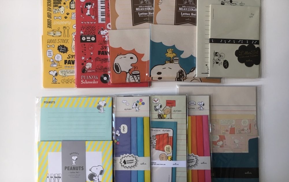 Peanuts Snoopy Letter Sets