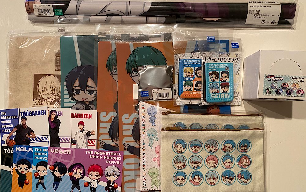 In-Store Shopping for Kuroko's Basketball Goods at THE CHARA SHOP