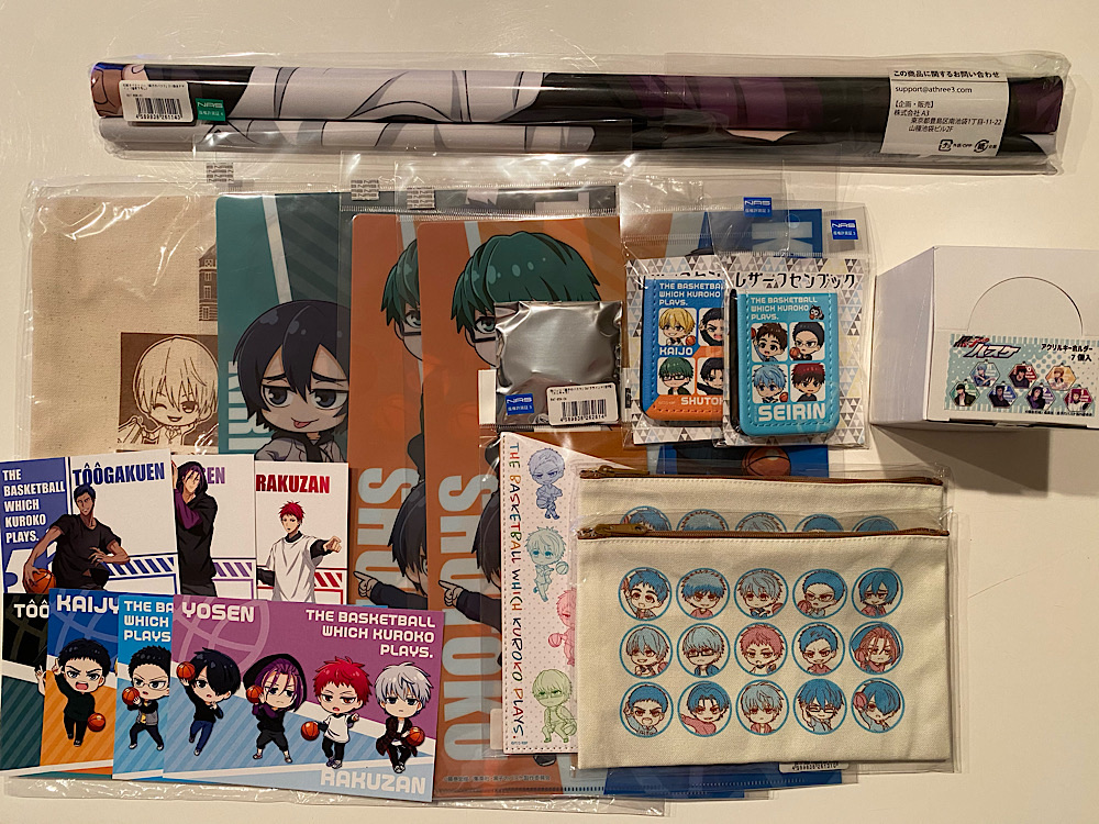 In-Store Shopping for Kuroko's Basketball Goods at THE CHARA SHOP