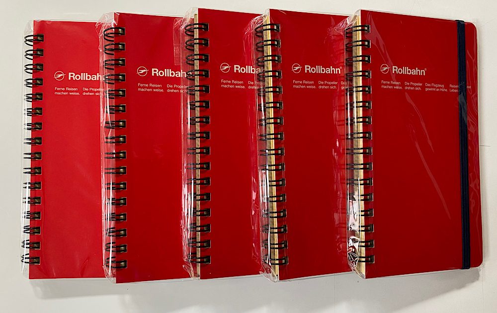 Rollbahn Slim Memo Books with Pockets